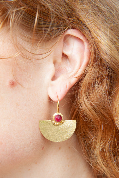 Euro Gold Earrings A26E