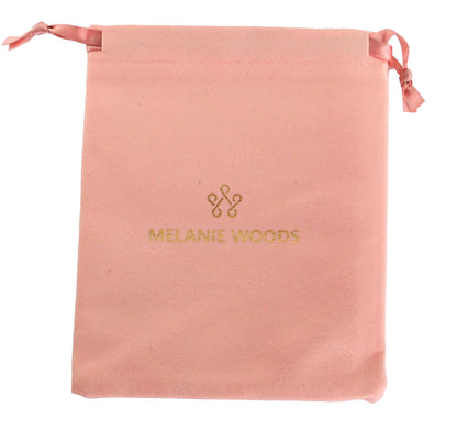 Pink Velvet Jewellery pouch 125 x 150 mm