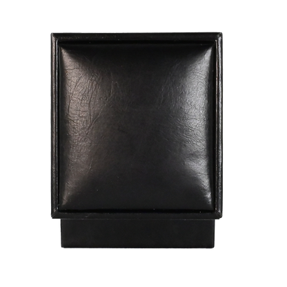 Luxury pu leather and suede ring box.   H5 x W6 x D6cm