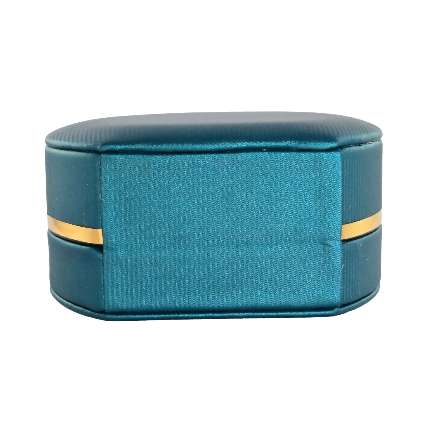 Luxury Emerald Pu Leather and Velvet Earring Bangle Bracelet box.  10 x 9 x 4.3cm