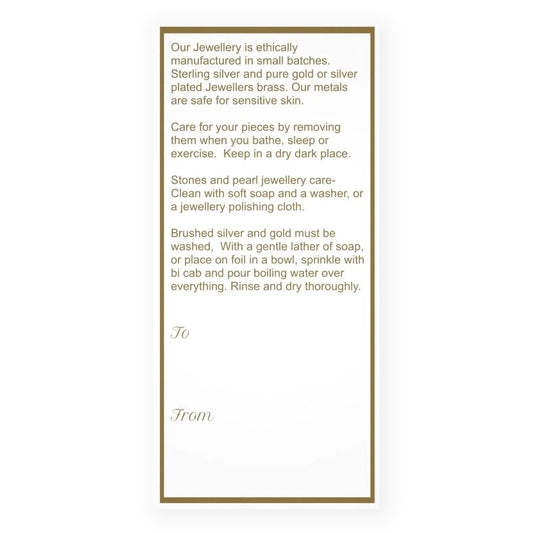 Large White promotional cards 21.3 cm x 10.2 cm