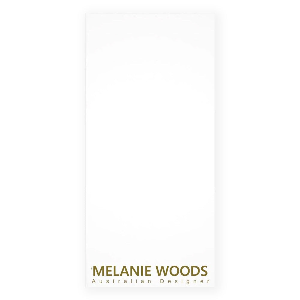 Large White promotional cards 21.3 cm x 10.2 cm