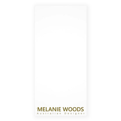 Large White promotional cards 21.3 cm x 10.2 cm
