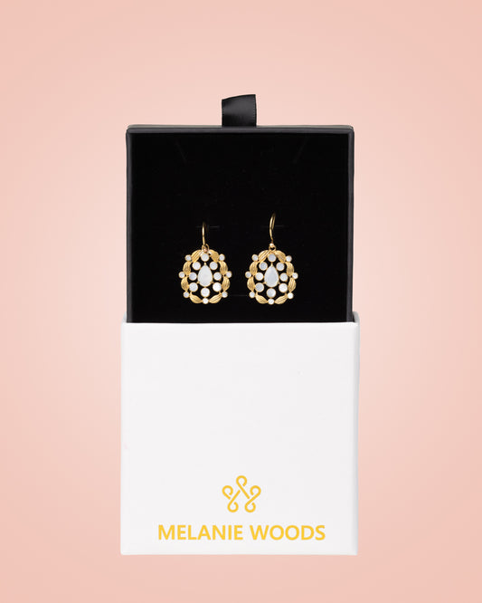 NEW White jewellery box free with pieces valued at over $30