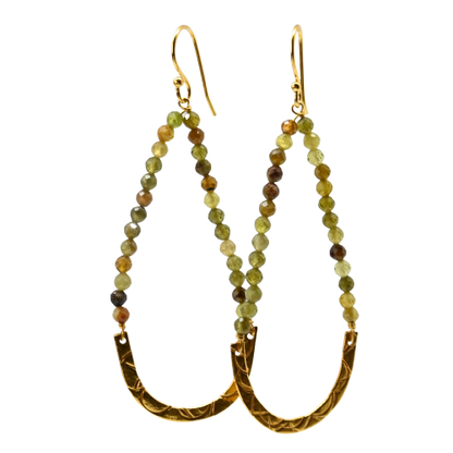 Euro Gold Earrings A239a