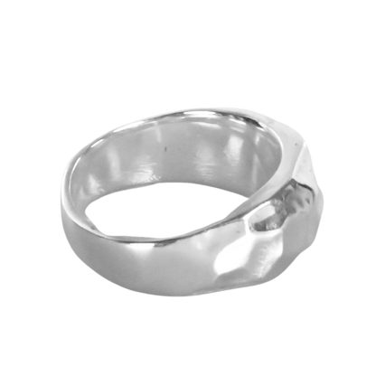 FLOW FACETED RING large BKR39