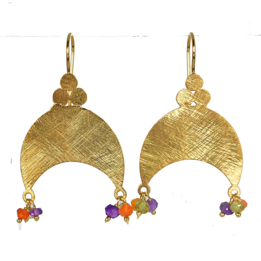 Euro Gold Earrings B9A.