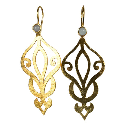 Euro Gold Earrings A62a