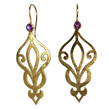 Euro Gold Earrings A62a