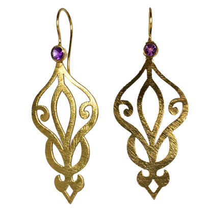 Euro Gold Earrings A62a