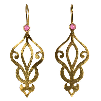 Euro Gold Earrings A62a