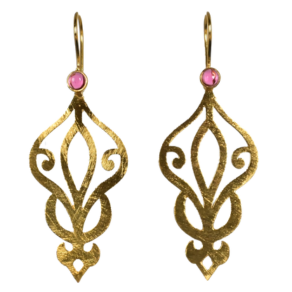 Euro Gold Earrings A62a