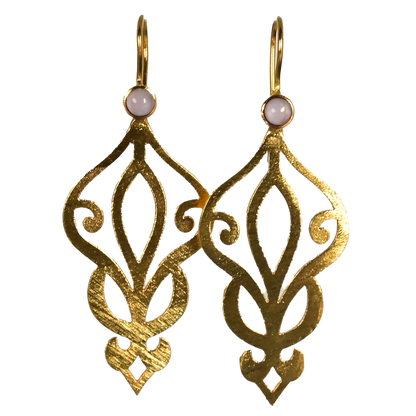 Euro Gold Earrings A62a
