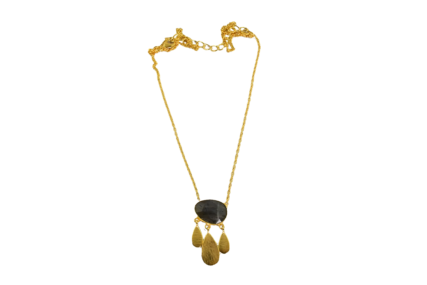 Euro gold and gem cloud necklaces with many gem varieties A36