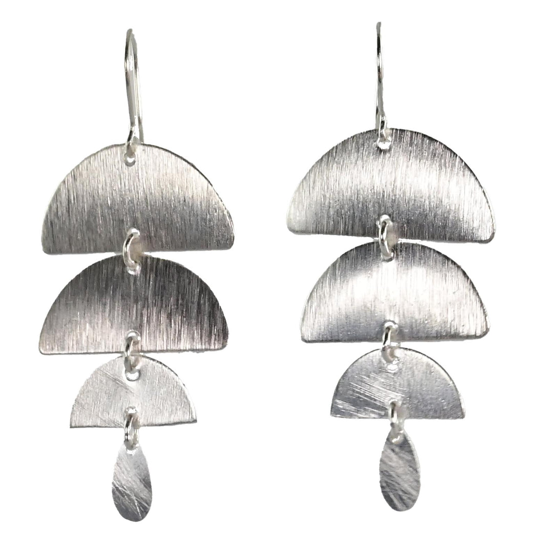Silver Wash Earrings C177