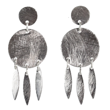 Silver Wash Earrings C174