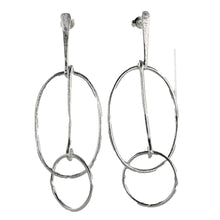 Silver Wash Earrings C144.