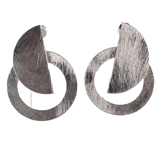 Silver Wash Earrings C44.