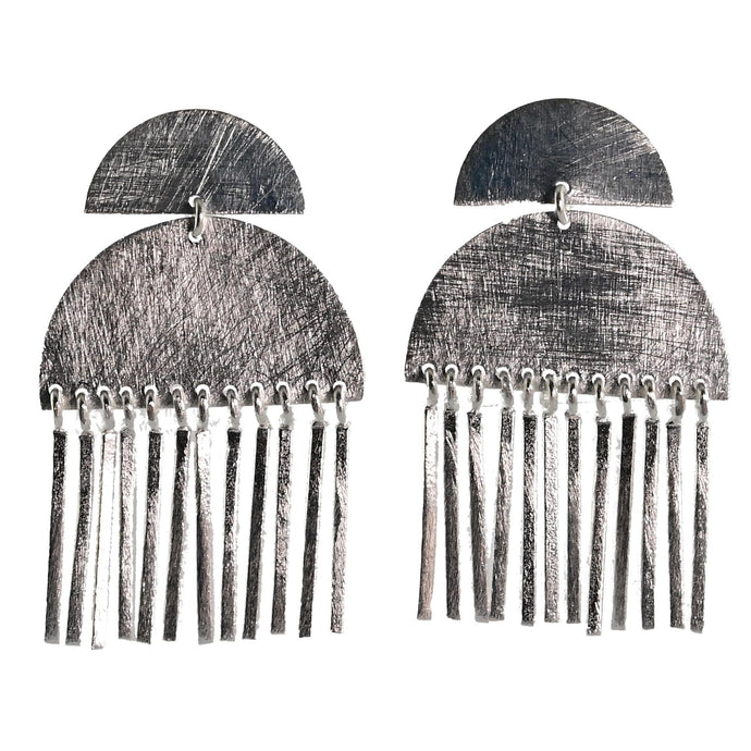 Silver Wash Earrings C69