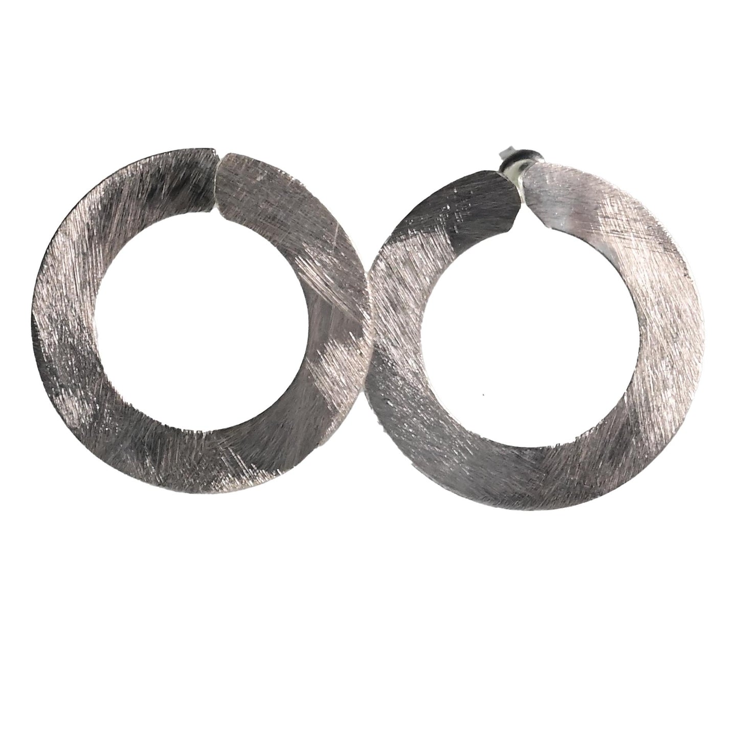 Silver Wash Earrings C132