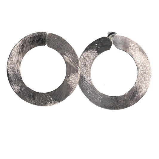Silver Wash Earrings C132