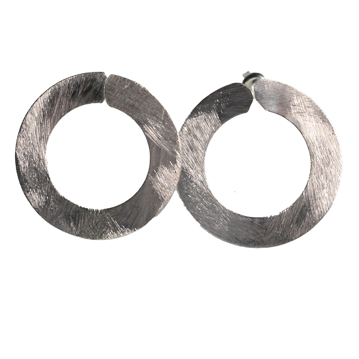 Silver Wash Earrings C132