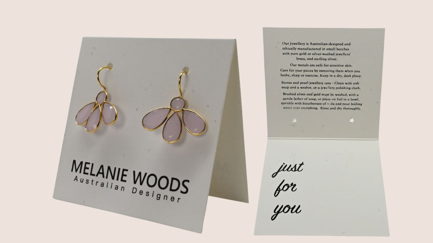 NEW White cards with earring holes