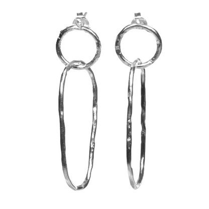 Euro Sterling Silver Earrings D121