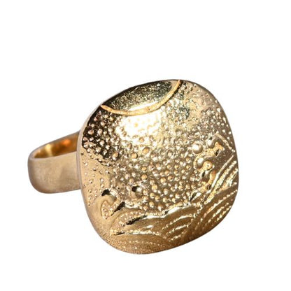 Rococo Japanese Moonlight over a passionate ocean Ring BR16