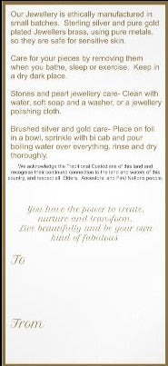 Large Scandi promotional cards 21.3 cm x 10.2 cm