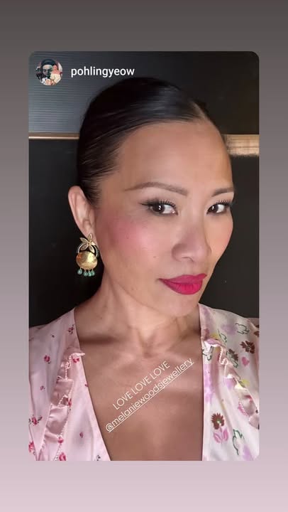 Euro Gold Gemstone Earrings- A321