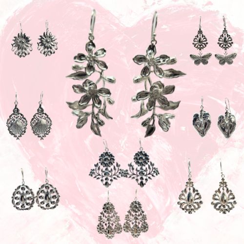 Rococo Sterling Silver earrings