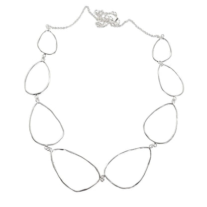 Silver Wash Necklace C135