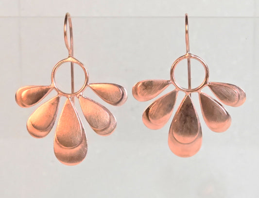 Euro Rose Gold Earrings b30AR