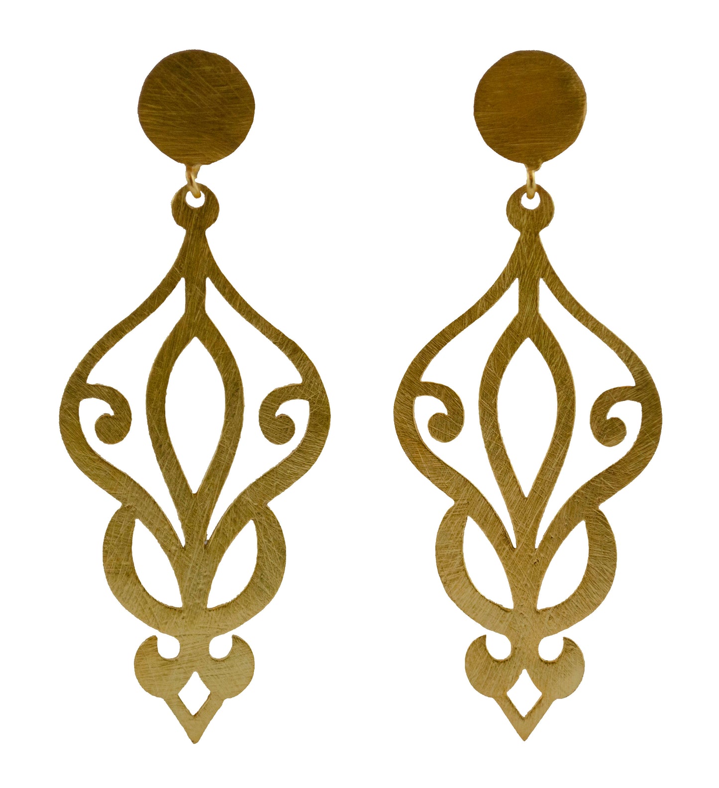 Euro Gold Flock Earrings B62