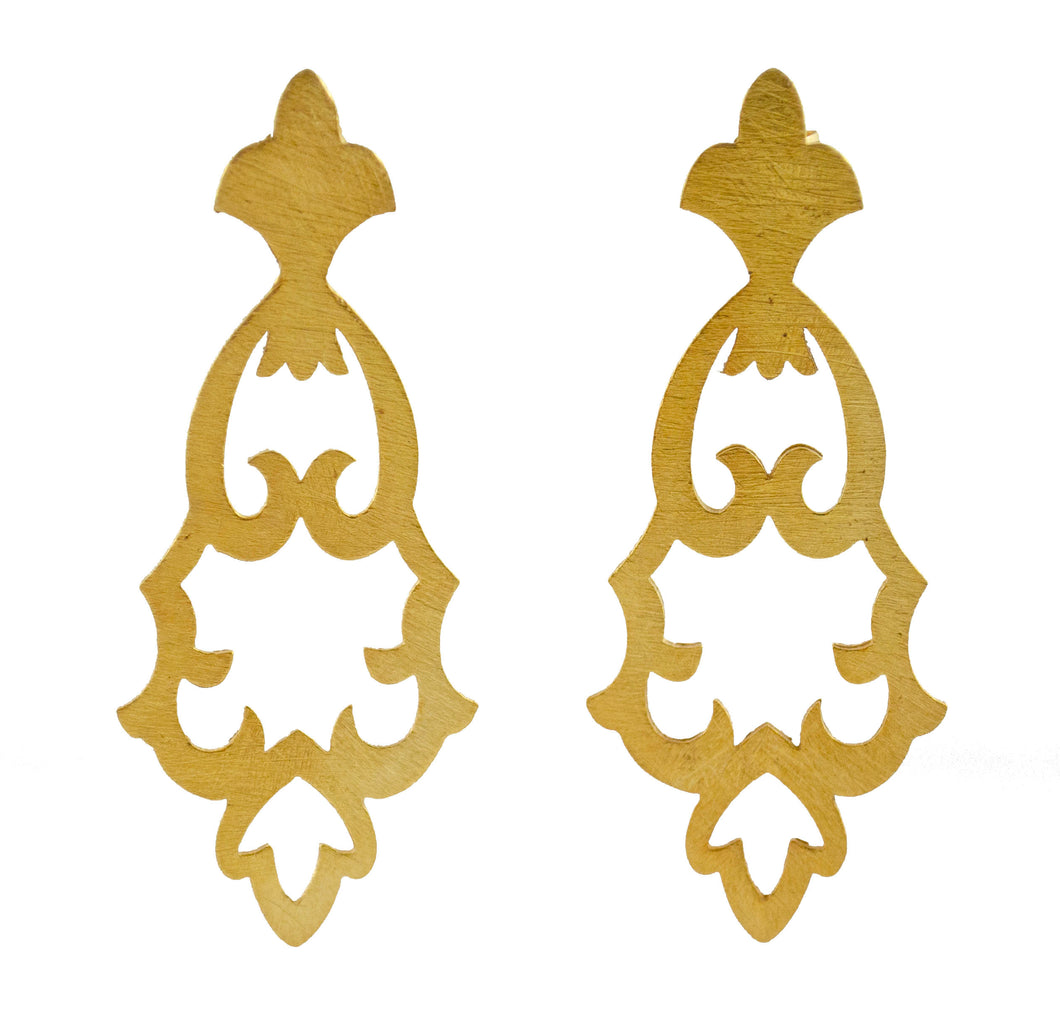 Euro Gold Flock Earrings B61