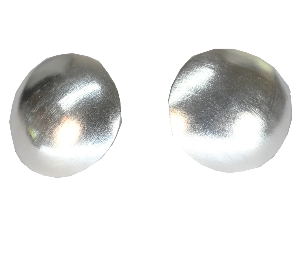 Euro Silver Stud Earrings C2