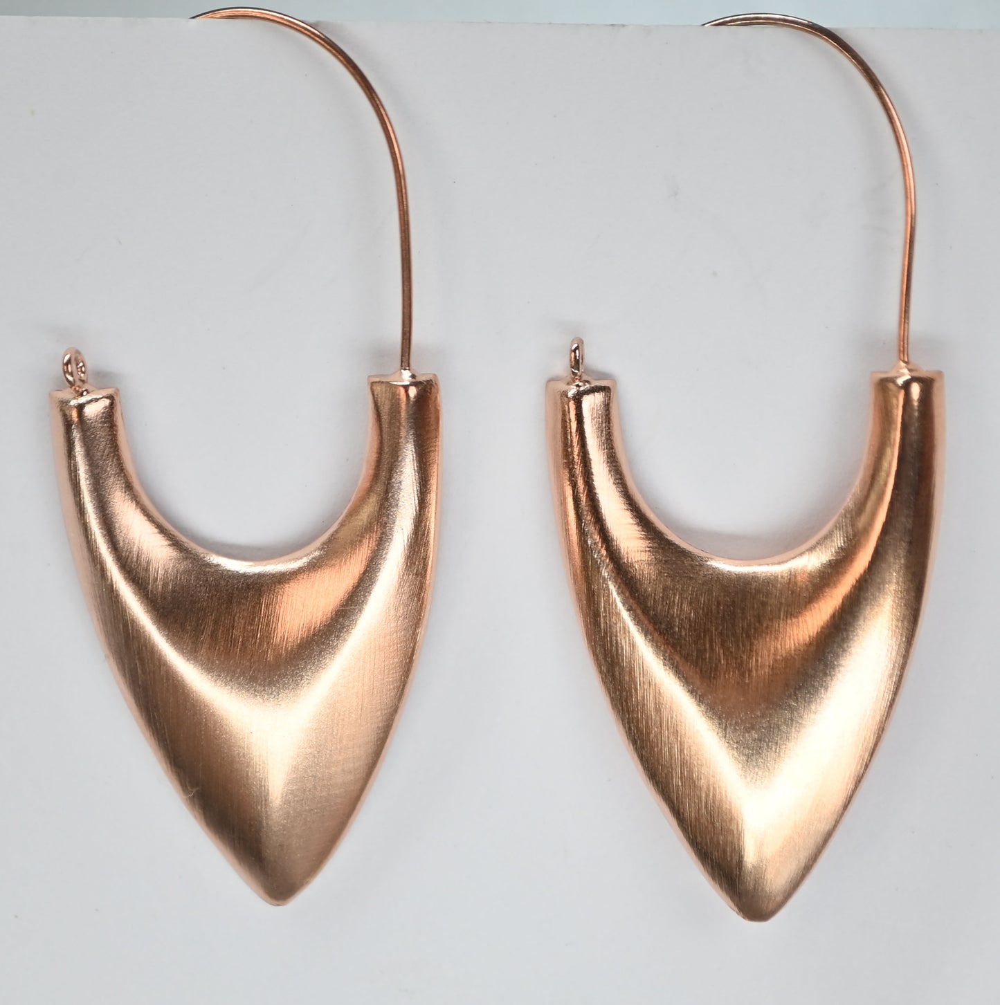 Euro Rose Gold Hook Earrings B89R