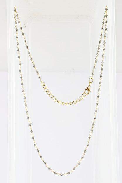 Euro gold and gem necklaces with many gem varieties A1A.