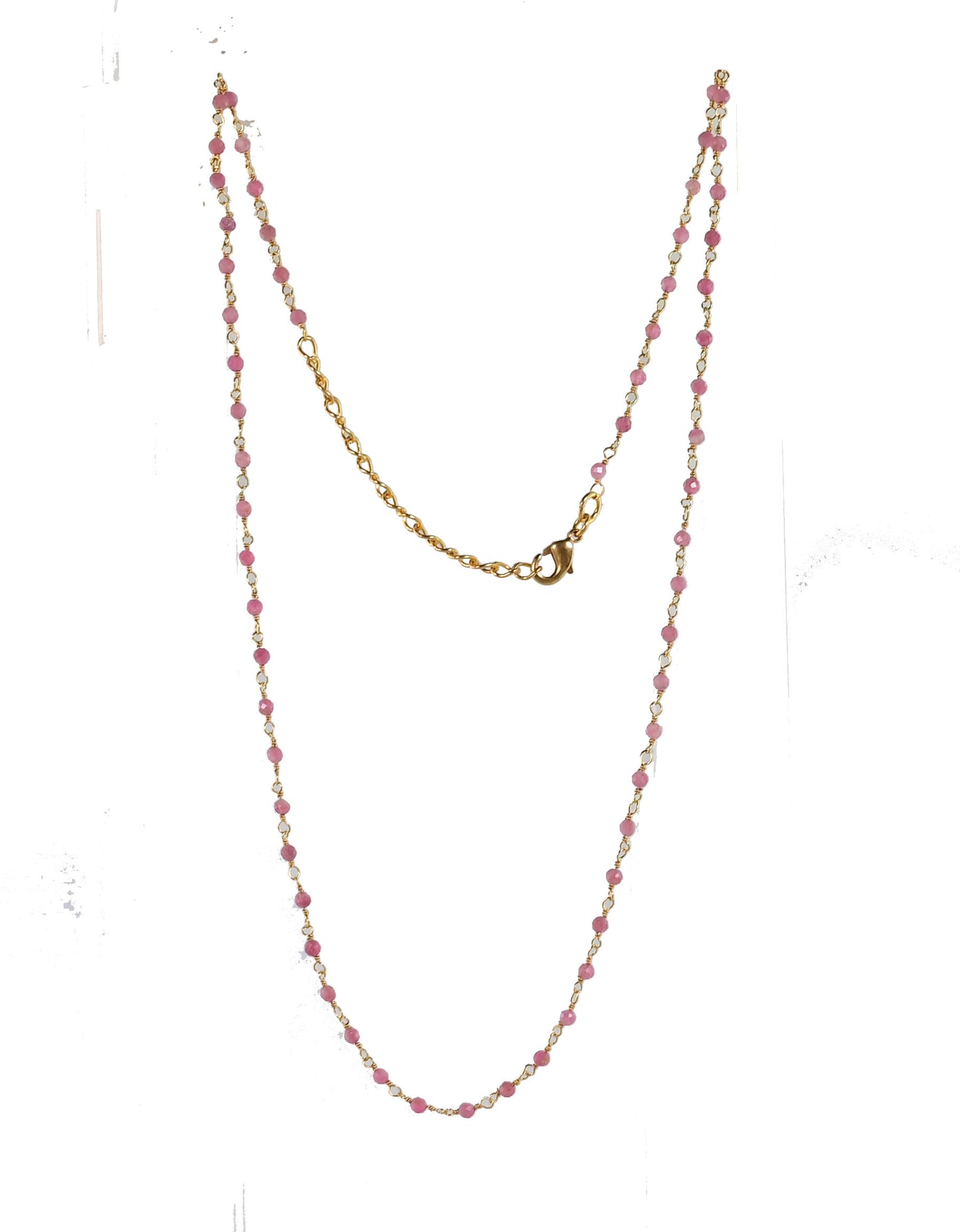 Euro gold and gem necklaces with many gem varieties A1A.