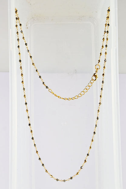 Euro gold and gem necklaces with many gem varieties A1A.