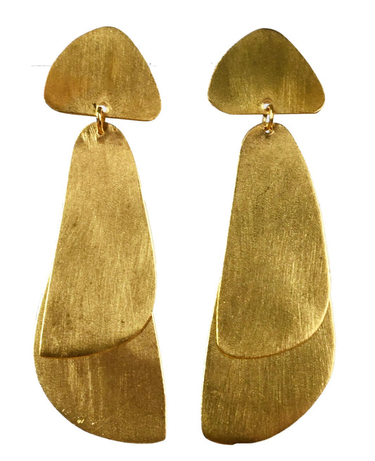 Euro Gold Earrings B118