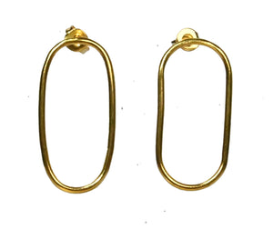 Euro Gold Earrings B120