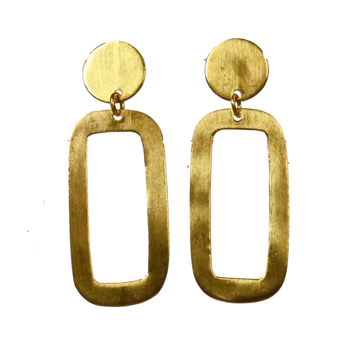 Euro Gold Earrings B125