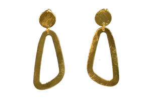 Euro Gold Earrings B125A