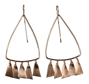 Euro Rose Gold Earrings B131r