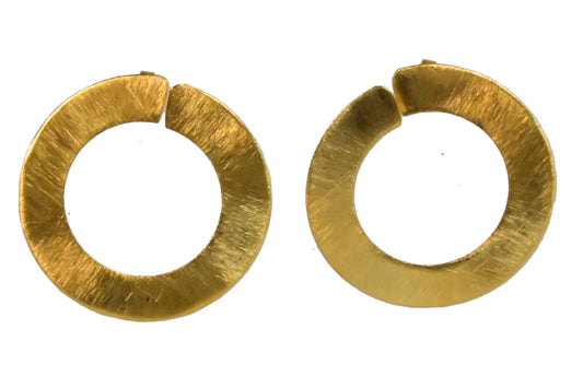 Euro Gold Earrings B132