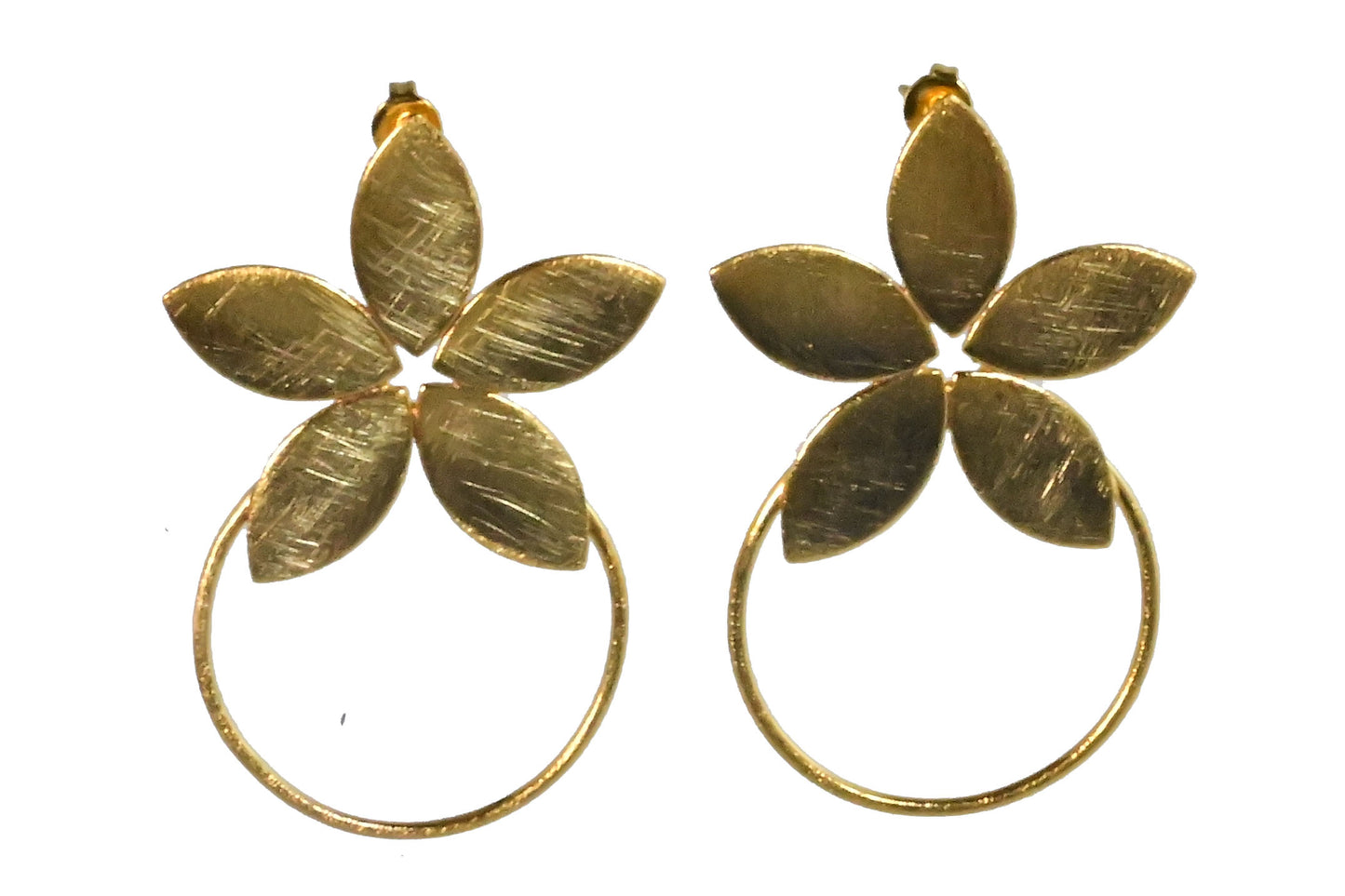 Euro Gold Earrings B135