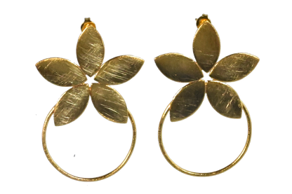 Euro Gold Earrings B135