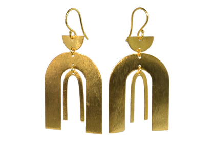 Euro Gold Earrings B140